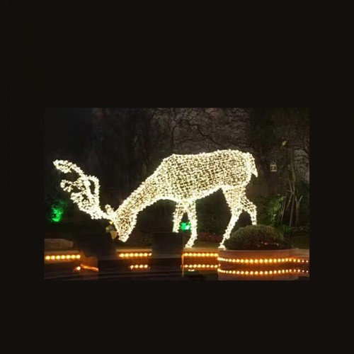  160CM. 3D Deer Pose 3 – H 2M – Outdoor Large Display Lights